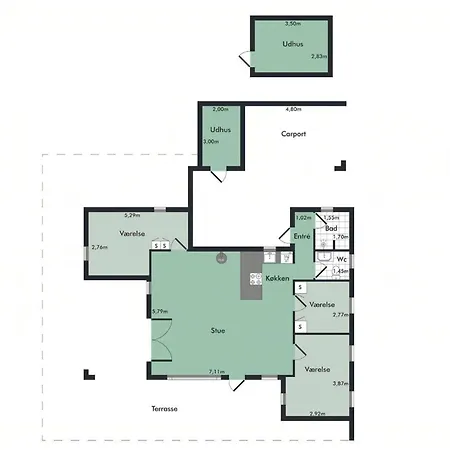 Summer House 300 M From *